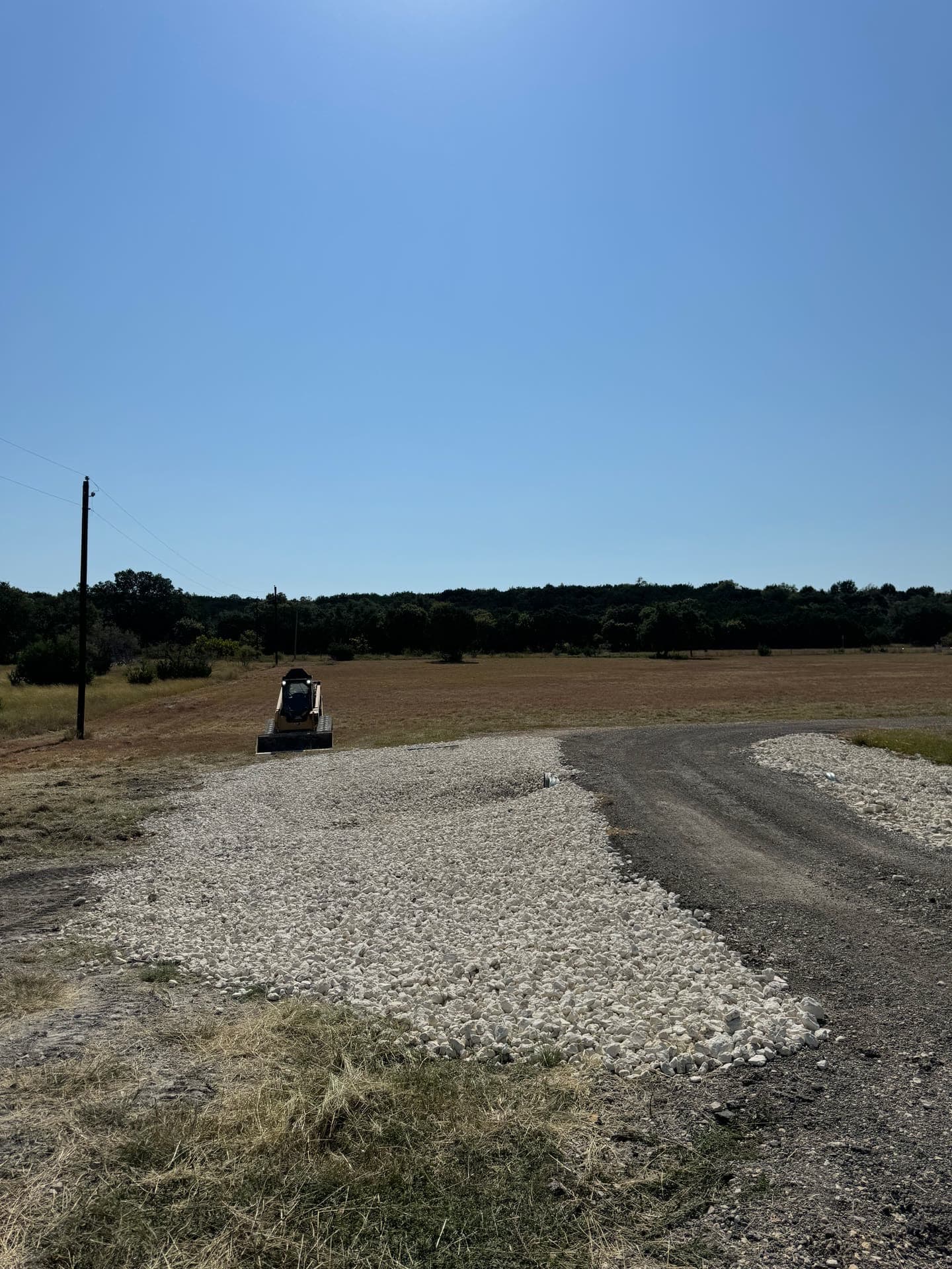 Utility trenching project