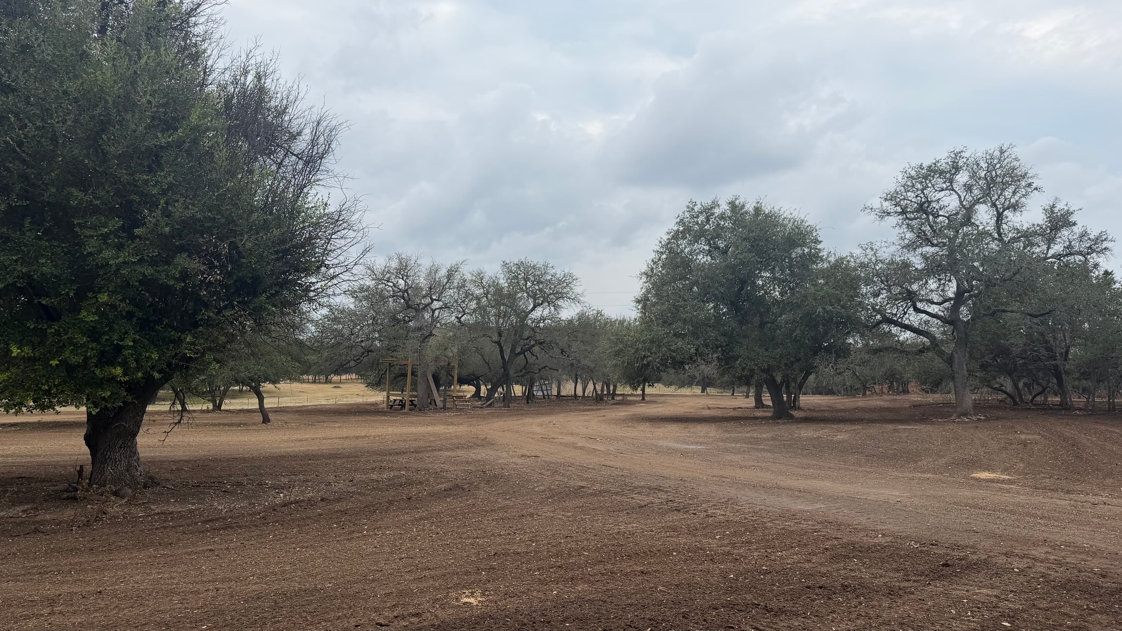 Completed rock removal job in Liberty Hill, TX