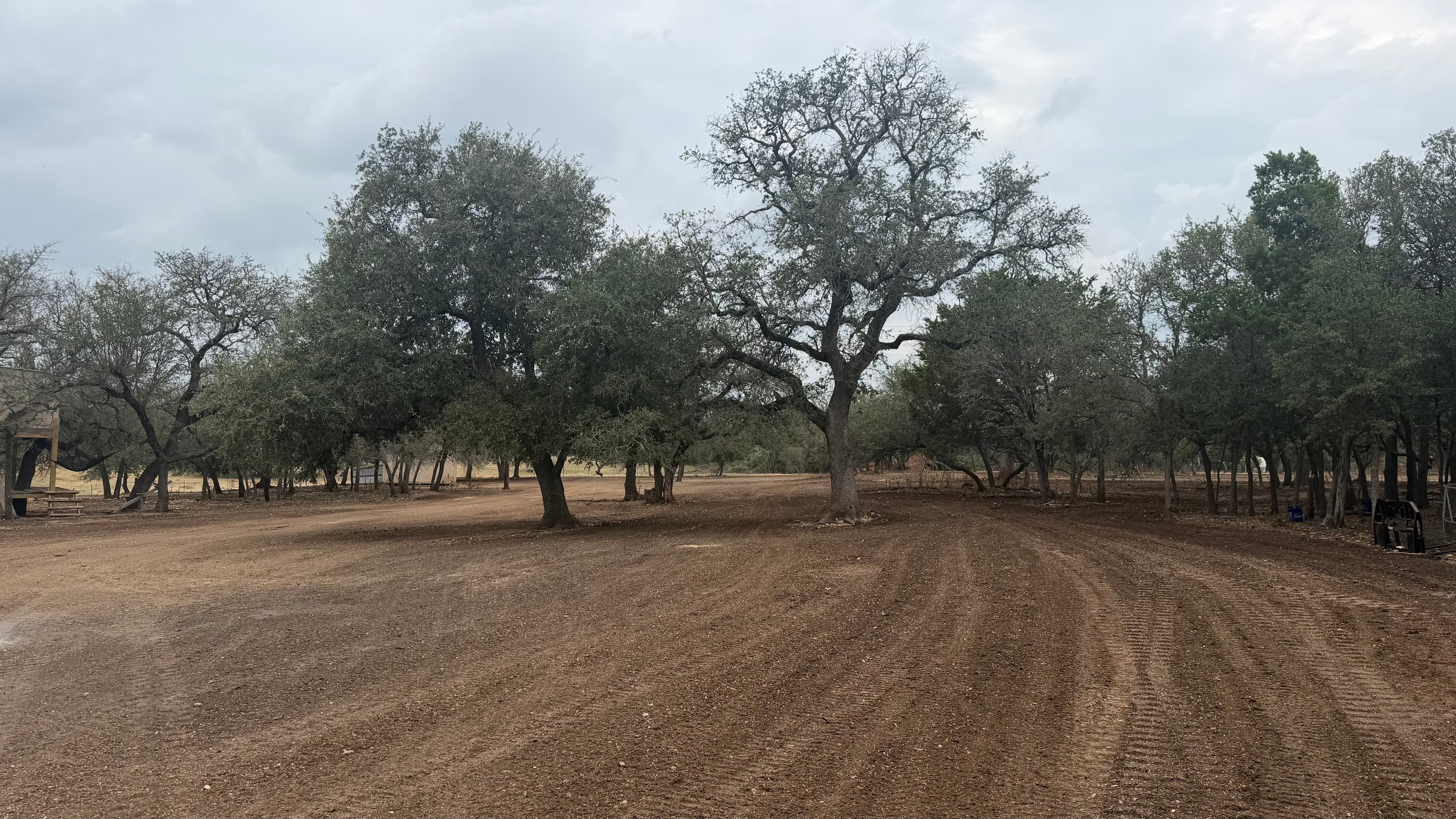 Completed rock removal job in Liberty Hill, TX