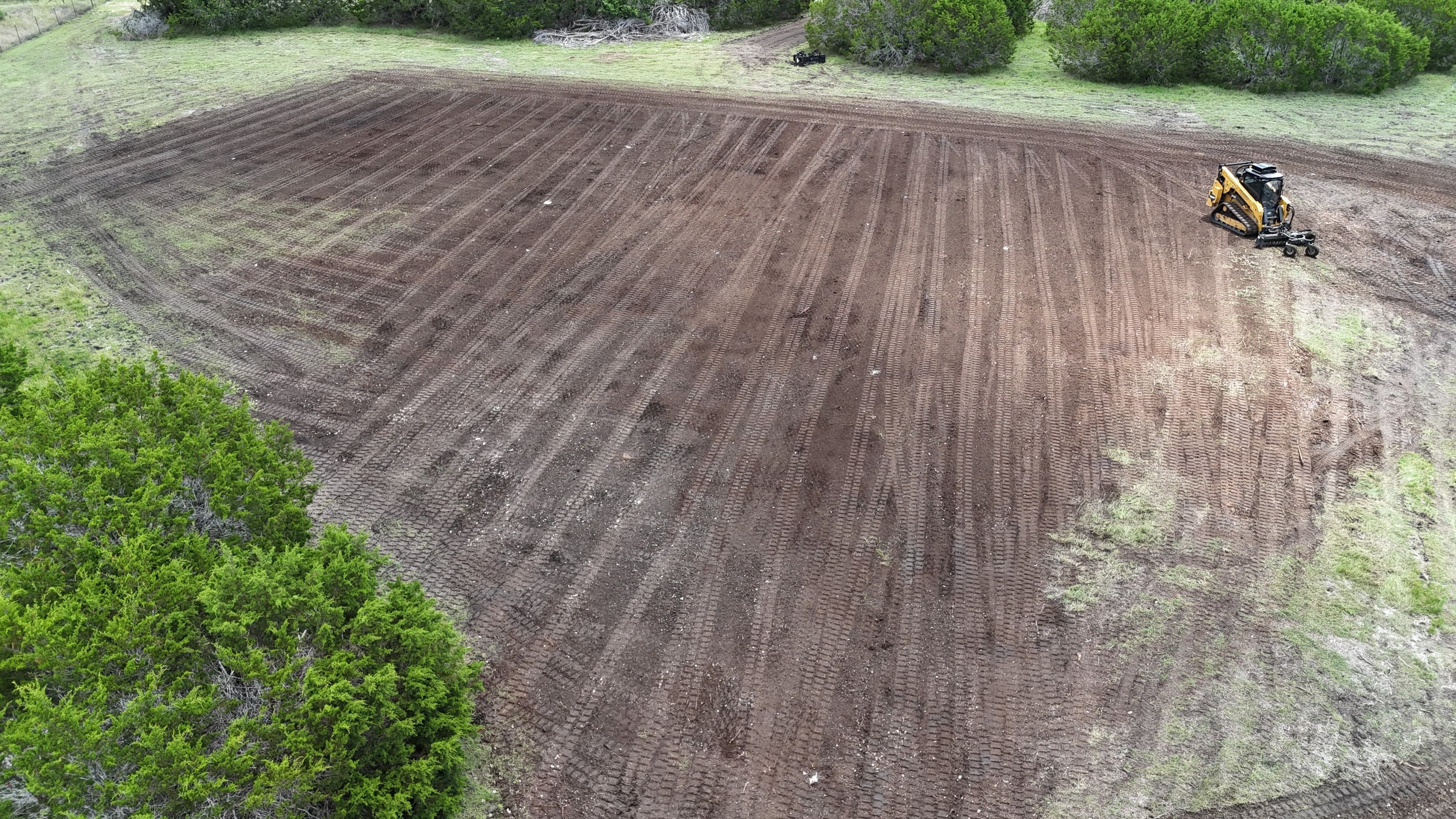 Traditional land clearing example